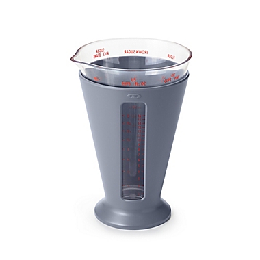 OXO Good Grips&reg; 2-Cup Multi-Unit Measuring Cup in Slate. View a larger version of this product image.