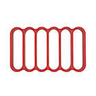 Alternate image 1 for OXO Good Grips&reg; Silicone Roasting Racks in Red (Set of 2)