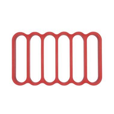 OXO Good Grips&reg; Silicone Roasting Racks in Red (Set of 2). View a larger version of this product image.