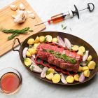 Alternate image 3 for OXO Good Grips&reg; Silicone Roasting Racks in Red (Set of 2)