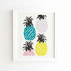 Alternate image 0 for Deny Designs Zoe Wodarz 19-Inch x 22.4-Inch Pineapple Pastel Wall Art in White