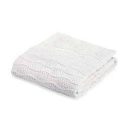 Elegant Baby® Fancy White Blanket