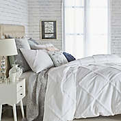 Peri Home Chenille Lattice King Comforter Set in White