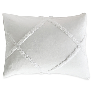 Chenille Lattice Pillow Sham. View a larger version of this product image.