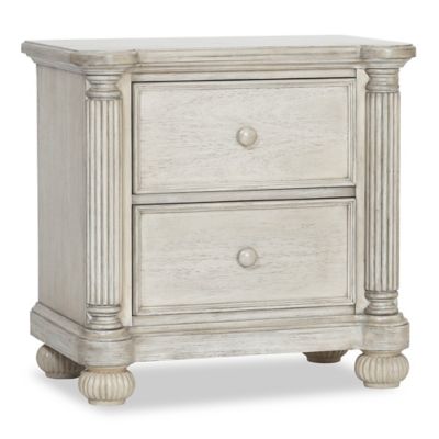 kingsley charleston crib in weathered white