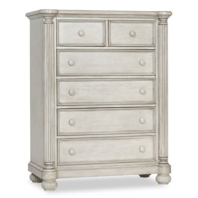 kingsley charleston crib in weathered white