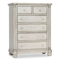 Kingsley Charleston 5-Drawer Chest in Weathered White