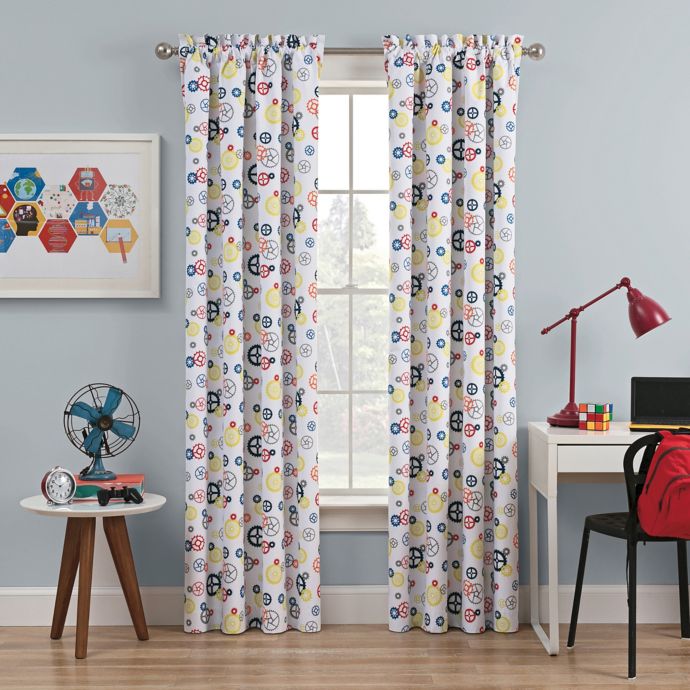Waverly Kids Wind Me Up Rod Pocket Room Darkening Window Curtain