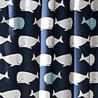 Alternate image 1 for Lush Decor&reg; Whale Shower Curtain in Navy