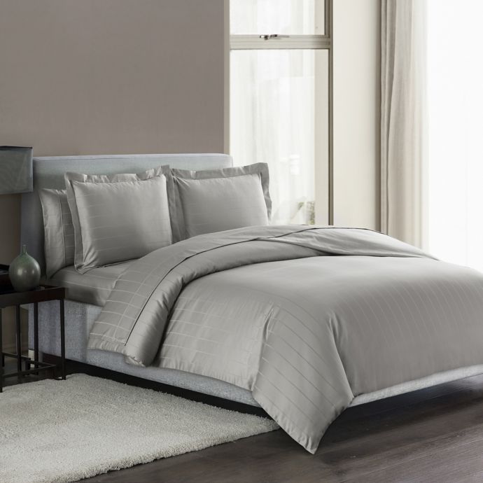 Highline Bedding Co Sullivan Pinstripe Duvet Cover Set Bed Bath