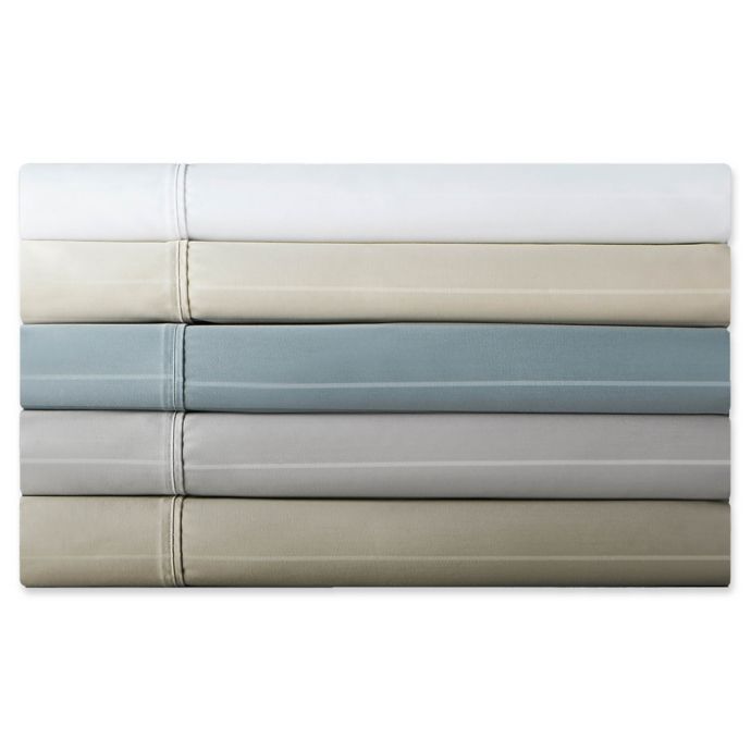 Highline Bedding Co. Sullivan Pinstripe 600ThreadCount Sheet Set