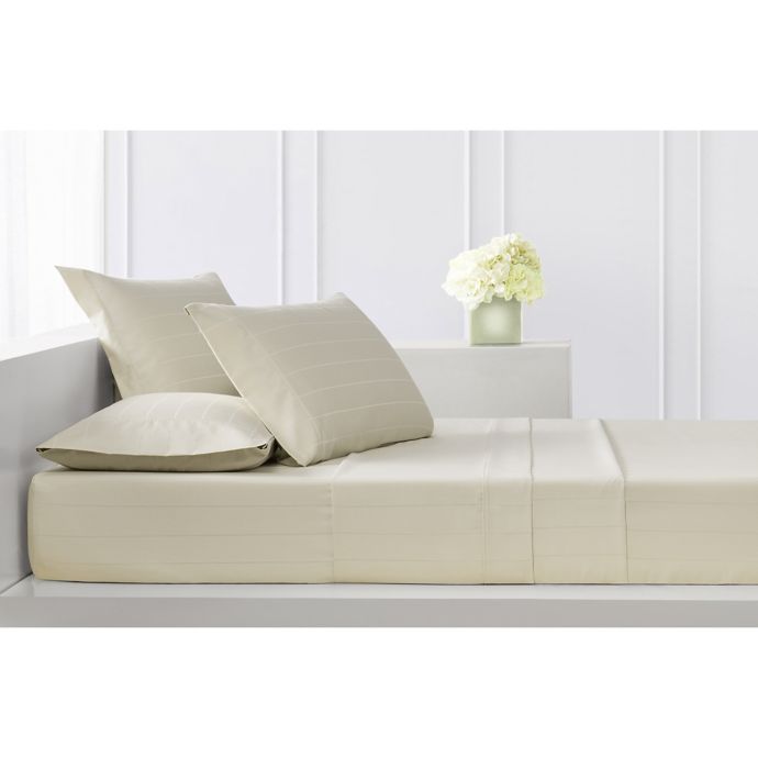 highline bedding co.sullivan pinstripe sheet se