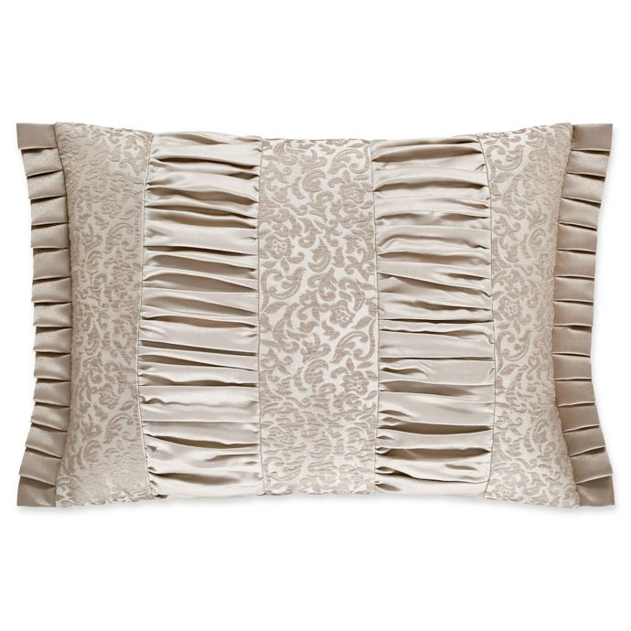 J Queen New York La Scala Boudoir Throw Pillow In Gold Bed