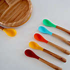 Alternate image 2 for Avanchy Bamboo + Silicone Infant Feeding Spoons in Pink (Set of 5)