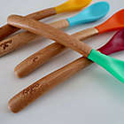 Alternate image 4 for Avanchy Bamboo + Silicone Infant Feeding Spoons in Pink (Set of 5)