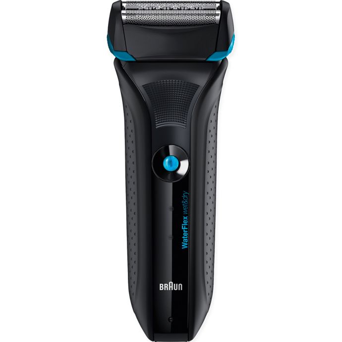 Braun WaterFlex Wet & Dry Men's Electric Shaver in Black Bed Bath and