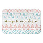 Alternate image 0 for Designs Direct 34&#39;&#39; x 21&#39;&#39; Wild and Free Bath Mat in Blue