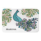 Alternate image 0 for Designs Direct 34&#39;&#39; x 21&#39;&#39; Peacock Prance Bath Mat in Green
