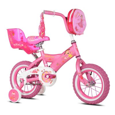 little girl pink bicycle