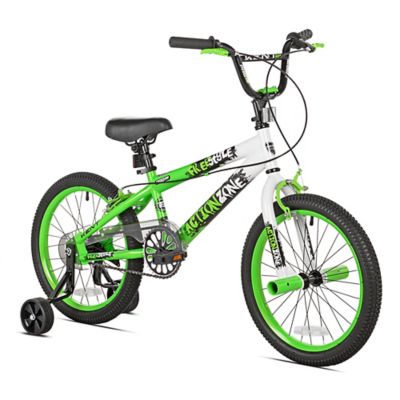 black and green bike