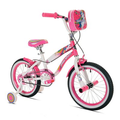 little girls pink bike