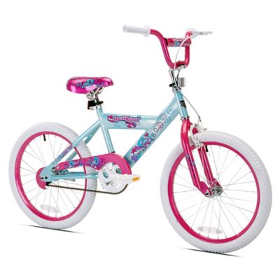 pink and blue bike