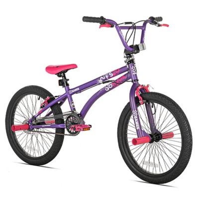 purple 20 inch bike