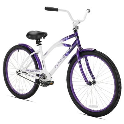 purple ladies bike