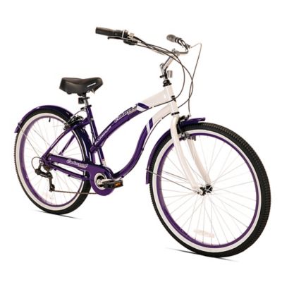 purple ladies bike