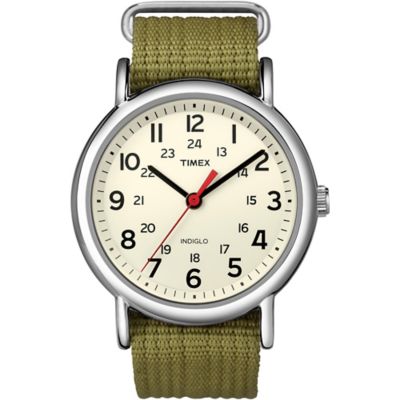timex weekender brass