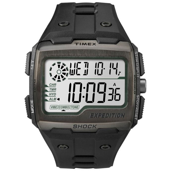timex men's expedition grid shock digital strap watch
