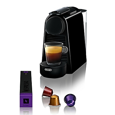 Nespresso&reg; by Delonghi Essenza Mini Espresso Machine with Aeroccino bundle. View a larger version of this product image.