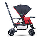 Alternate image 1 for Joovy&reg; Caboose Graphite Stand-On Tandem Stroller in Red