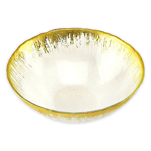 Alternate image 1 for Classic Touch Trophy Individual Bowl with Flashy Gold Design