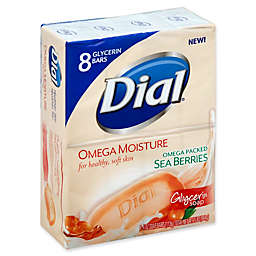 Dial® 8-Count 4 oz. Omega Moisture Glycerin Bar Soap with Sea Berry