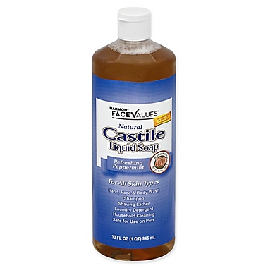 Harmon&reg; Face Values&reg; 32 fl. oz. Castile Liquid Soap in Refreshing Peppermint. View a larger version of this product image.
