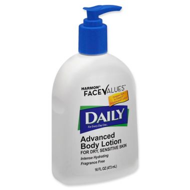 Harmon&reg; Face Values&reg; 16 fl. oz. Fragrance Free Daily Advanced Body Lotion. View a larger version of this product image.