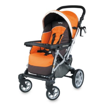 peg perego stroller orange