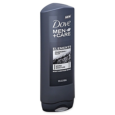 Dove Men+Care 18 fl. oz. Charcoal + Clay Body and Face Wash. View a larger version of this product image.