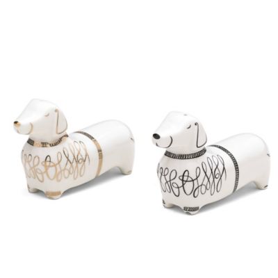 dachshund salt and pepper shakers