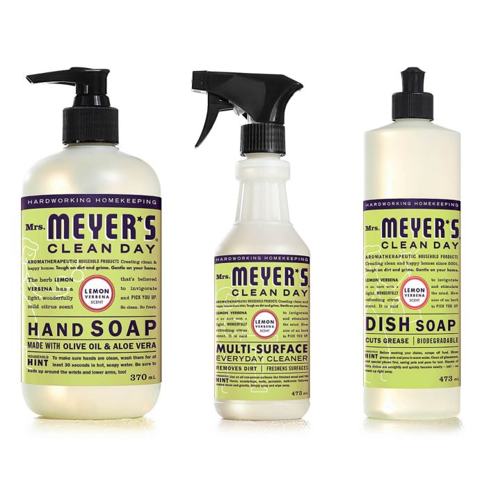 Mrs. Meyer's® Clean Day Lemon Verbena Cleaning Products Bed Bath and