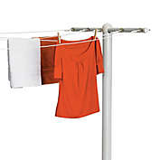 Honey-Can-Do&reg; 5-Line Outdoor Clothes Drying Pole in White