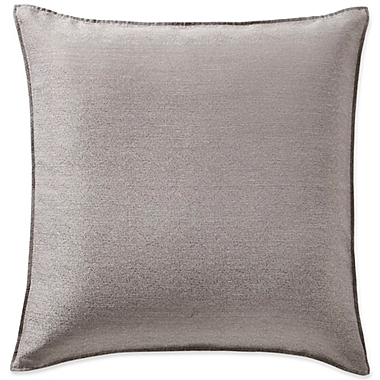 Highline Bedding Co. Driftwood European Pillow Sham in Plum. View a larger version of this product image.