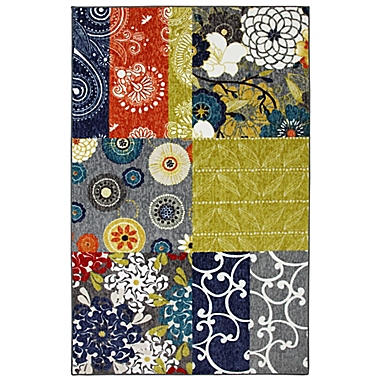 Mohawk Home Secret Garden Patchwork 7-Foot 6-Inch x 10-Foot Multicolor Area Rug. View a larger version of this product image.