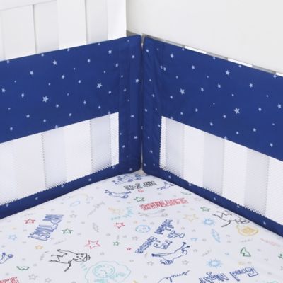 royal blue crib sheet