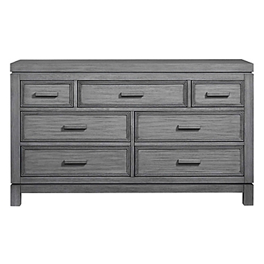 Soho Baby Manchester 7-Drawer Dresser in Rustic Grey. View a larger version of this product image.