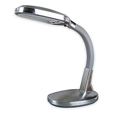 Nottingham Home Sunlight Desk Lamp in Silver. View a larger version of this product image.