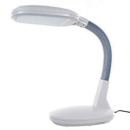 Nottingham Home Sunlight LED Desk Lamp with Dimmer Switch in White