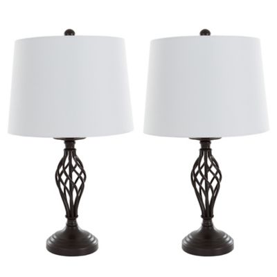 black bedroom table lamps