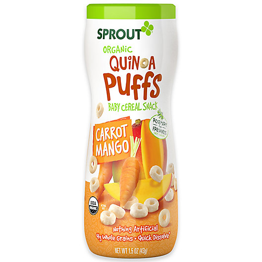 Alternate image 1 for Sprout® 1.5 oz. Organic Carrot Mango Quinoa Puffs